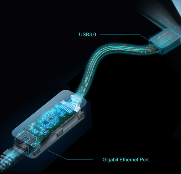 Prix Adaptateur réseau TP-Link UE306 USB 3.0 vers Gigabit Ethernet -  174.00 -  174.00 – Image 7