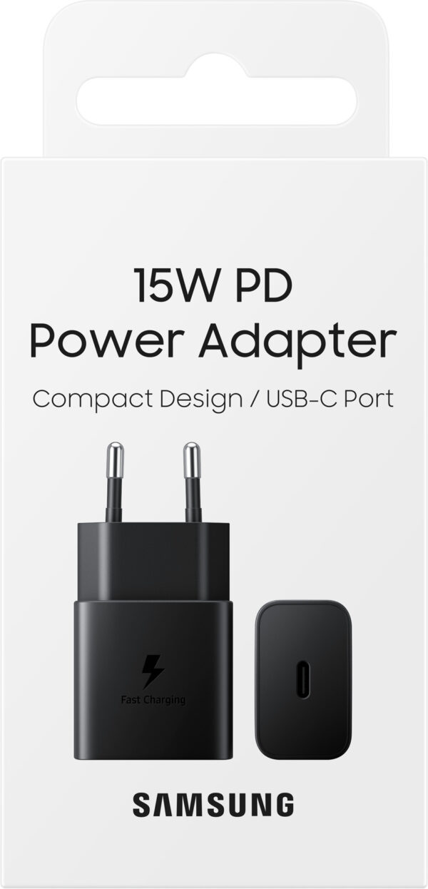 Adaptateur Samsung USB-C 15 W (Adaptateur uniquement sans câble) (EP-T1510NBEGWW)