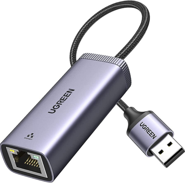 Adaptateur Ugreen Aliminium USB 3.0 vers RJ45 Ethernet gigabit (50922) – Image 2