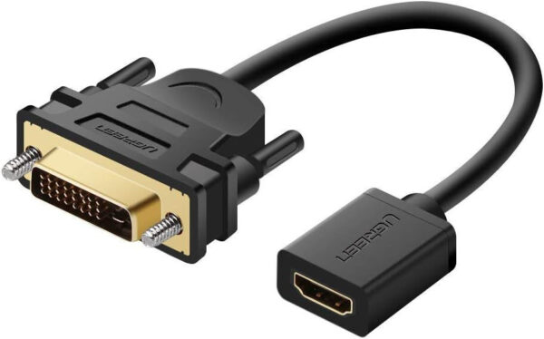 Prix Adaptateur Ugreen DVI Mâle vers HDMI Female (20118) -  54.00 -  54.00