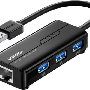 adaptateur ugreen hub usb 30 a 3 usb 20 rj45 port 20265