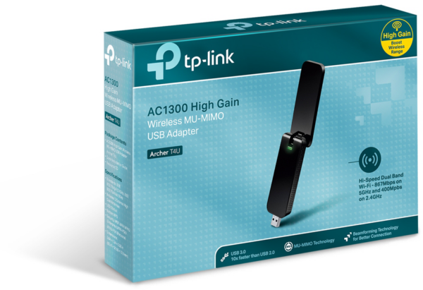 Prix Adaptateur USB WiFi TP-Link AC1300 double bande (ARCHERT4U) -  311.00 -  311.00 – Image 5