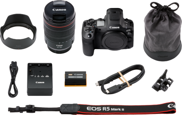 Appareil photo hybride Canon EOS R5 Mark II + Objectif RF 24-105mm F4L IS USM (6536C016AA) – Image 8