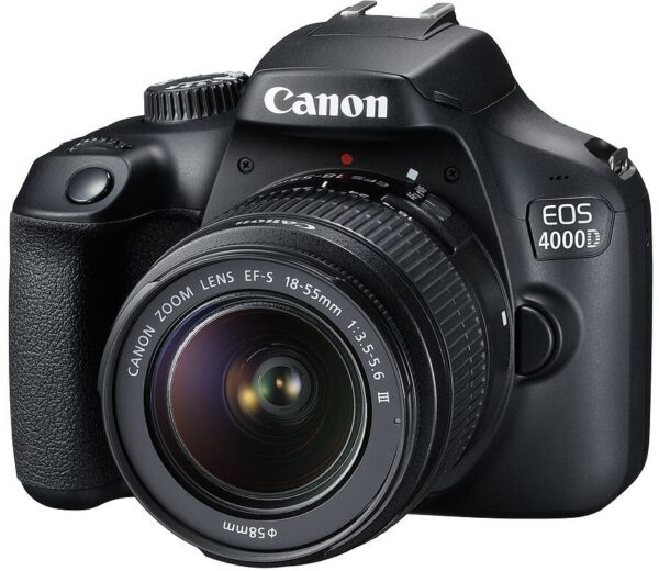 Appareil Photo Reflex Canon EOS 4000D + Objectif EF-S 18-55mm III (3011C003AA) – Image 3