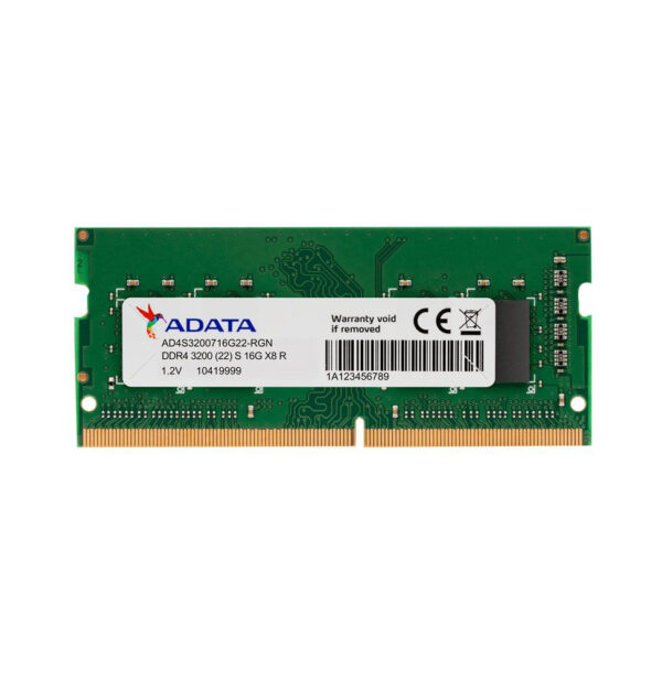 Barrette mémoire ADATA SO-DIMM 16GB DDR4-3200 MHz - PC Portable (AD4S320016G22)