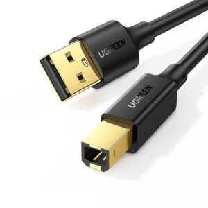 cable ugreen imprimante usb 20 a male vers usb b male 2m 20847