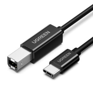 cable ugreen imprimante usb c vers usb b male noir 2m 50446