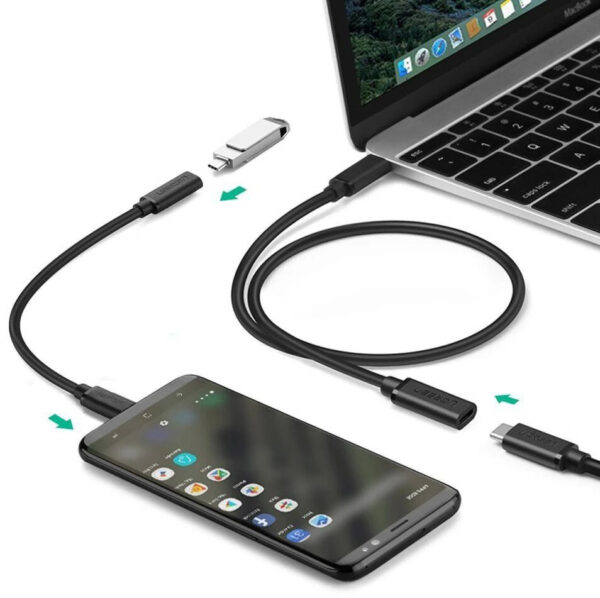 Câble Ugreen USB-C 5Gbps - 0.5 mètre (40574) – Image 2