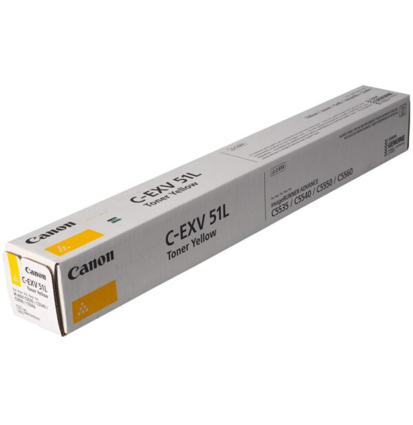 Canon C-EXV 51L Jaune - Toner Canon d'origine (0487C002AA)