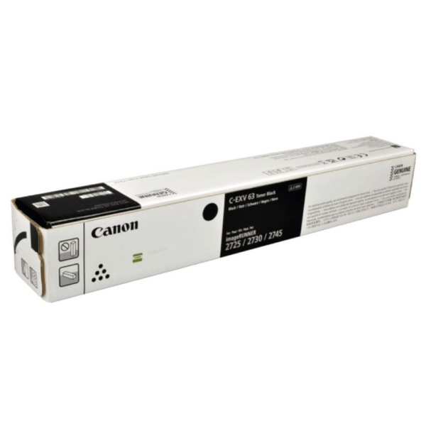 Canon C-EXV 63 Cartouche de toner 1 pièce(s) Original Noir (5142C002AA)