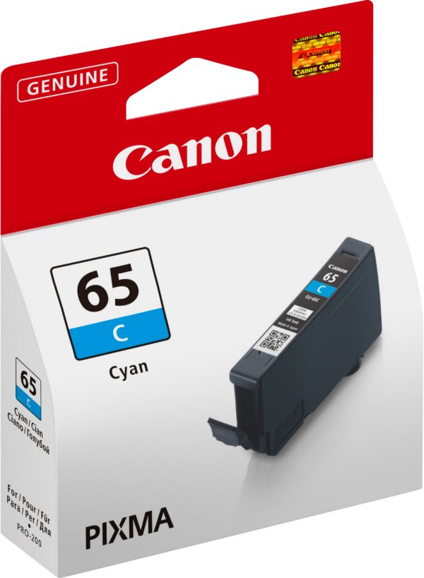 Canon CLI-65C Cyan - Cartouche d'encre Canon d'origine (4216C001AA) – Image 2