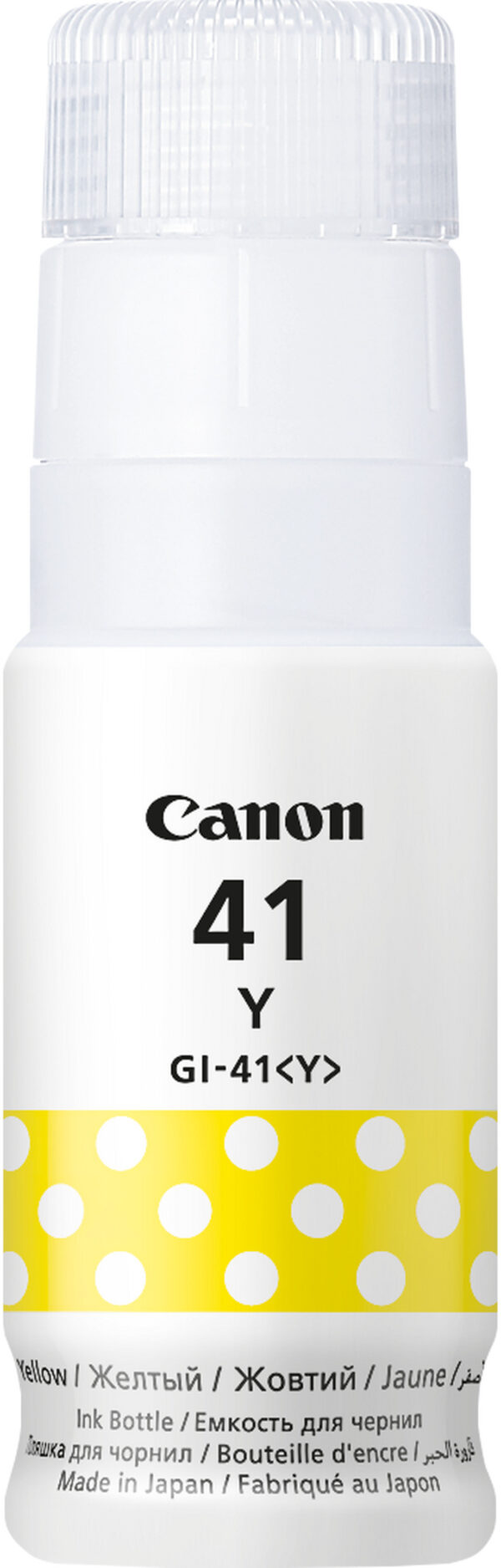 Canon GI-41Y Jaune - Bouteille d'encre Canon d'origine (4545C001AA)