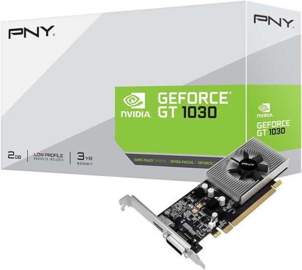 Carte Graphique PNY GeForce GT 1030 NVIDIA 2 GB GDDR4 (VCG10302D4SFPPB) – Image 4