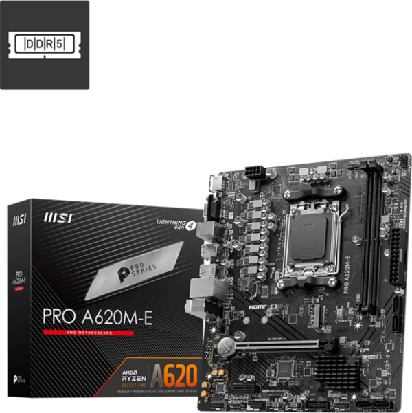 carte mere amd msi pro a620m e ddr5 911 7e28 001