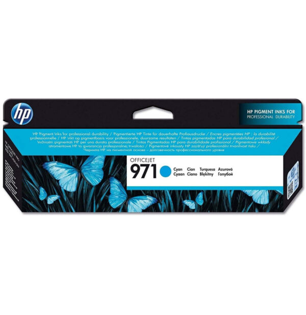 HP 971 Cyan - Cartouche d'encre HP d'origine (CN622AE)