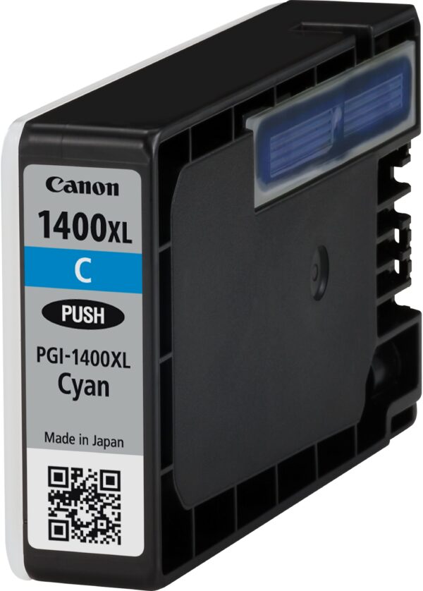 Canon PGI-1400XL C Cyan - Cartouche d'encre grande capacité Canon d'origine (9202B001AA) – Image 2