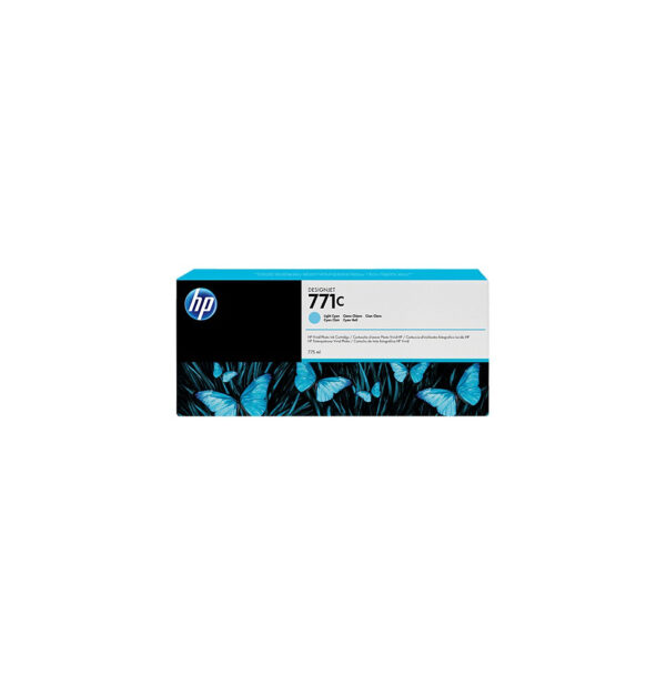 HP 771C Cyan Clair - Cartouche d'encre HP d'origine (B6Y12A)