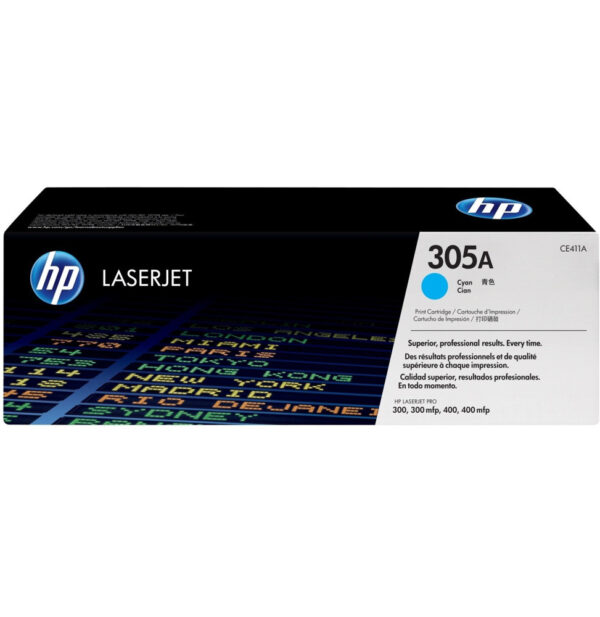 HP 305A Cyan (CE411A) - Toner HP LaserJet d'origine