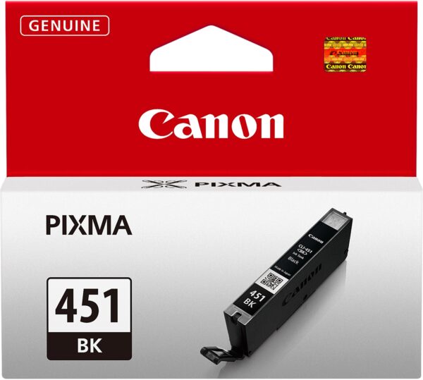 Canon CLI-451BK Noir - Cartouche d'encre Canon d'origine (6523B001AA) – Image 3