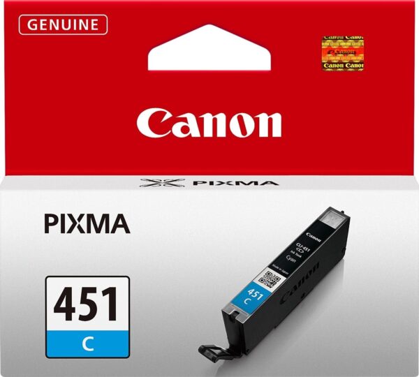 Canon CLI-451C Cyan - Cartouche d'encre Canon d'origine (6524B001AA) – Image 4