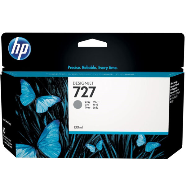 HP 727 Gris - Cartouche d'encre HP d'origine (B3P24A)