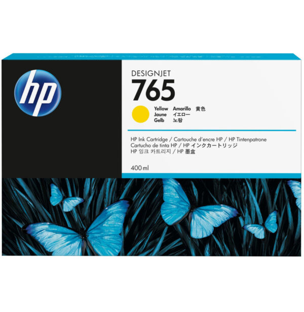 Prix HP 765 Jaune - Cartouche d'encre HP d'origine (F9J50A) -  4032.00 -  4032.00