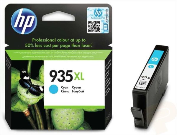 HP 935XL Cyan - Cartouche d'encre HP d'origine (C2P24AE) – Image 2