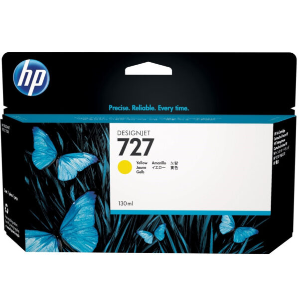 HP 727 Jaune - Cartouche d'encre HP d'origine (B3P21A)