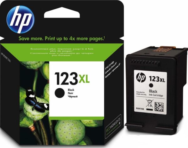 HP 123XL Noir - Cartouche d'encre grande capacité HP d'origine (F6V19AE) – Image 2