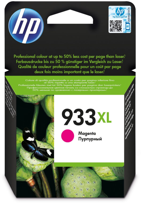 HP 933XL Magenta - Cartouche d'encre grande capacité HP d'origine (CN055AE)