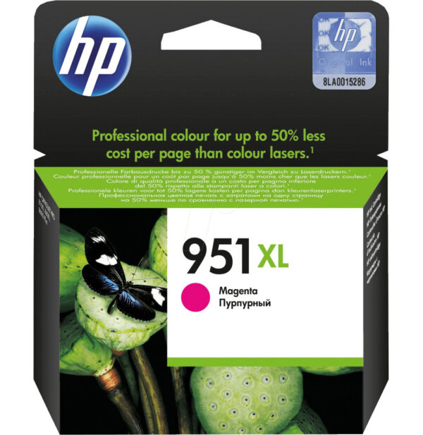 HP 951XL Magenta - Cartouche d'encre grande capacité HP d'origine (CN047AE)