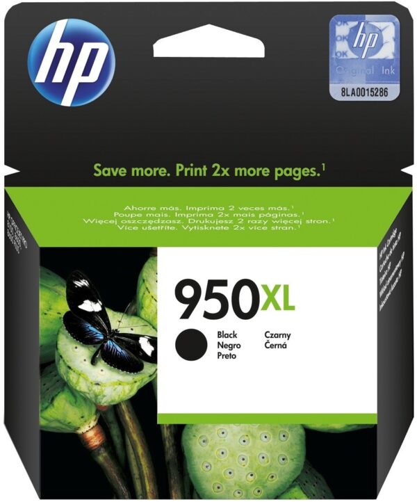 HP 950XL Noir - Cartouche d'encre grande capacité HP d'origine (CN045AE) – Image 2