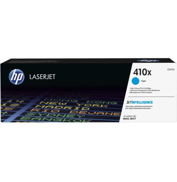 Prix HP 410X Cyan (CF411X) - Toner grande capacité HP LaserJet d'origine -  4476.00 -  4476.00