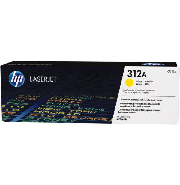 HP 312A Jaune (CF382A) - Toner HP LaserJet d'origine