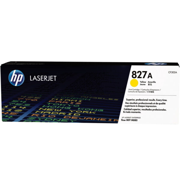 HP 827A Jaune (CF302A) - Toner HP LaserJet d'origine