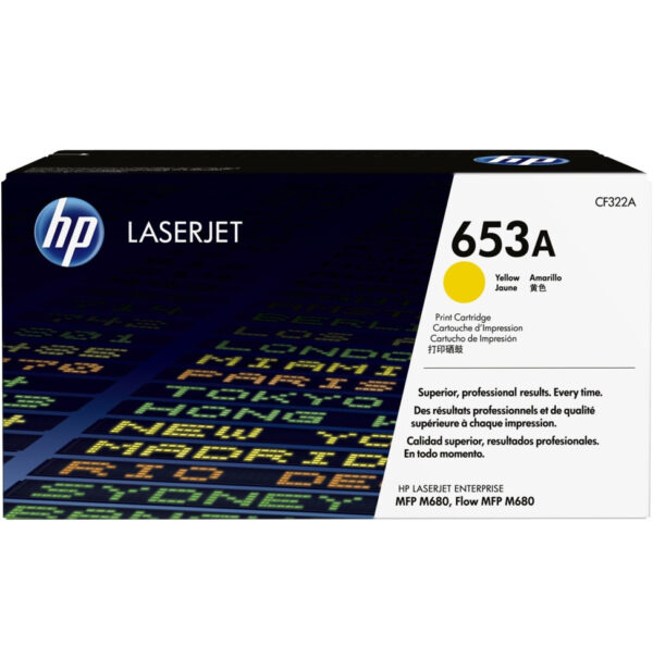 HP 653A Jaune (CF322A) - Toner HP LaserJet d'origine