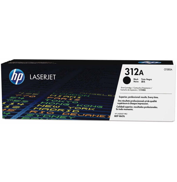 HP 312A Noir (CF380A) - Toner HP LaserJet d'origine