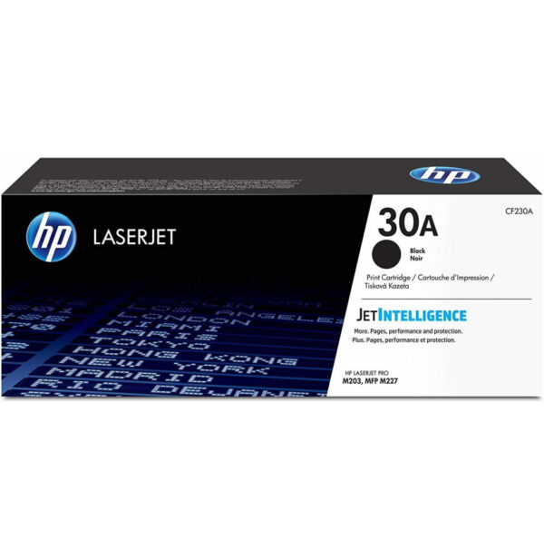 Prix HP 30A Noir (CF230A) - Toner HP LaserJet d'origine -  1092.00 -  1092.00