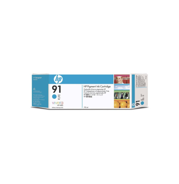 Prix HP 91 Cyan - Cartouche d'encre HP d'origine (C9467A) -  7008.00 -  7008.00