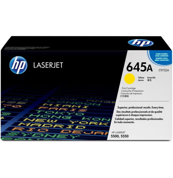 HP 645A Jaune (C9732A) - Toner HP LaserJet d'origine