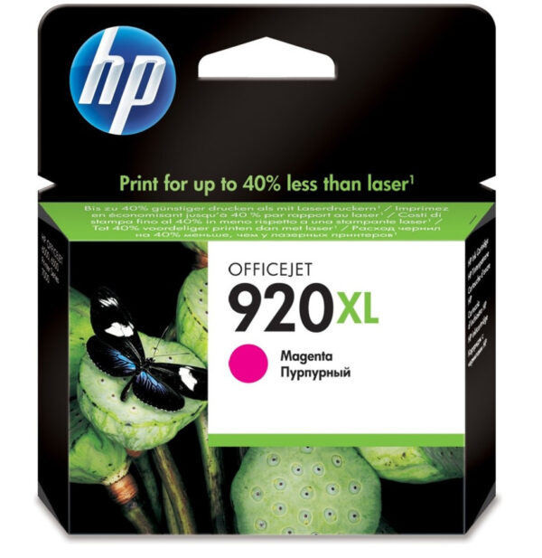 Prix HP 920XL Magenta - Cartouche d'encre grande capacité HP d'origine (CD973AE) -  356.00 -  356.00