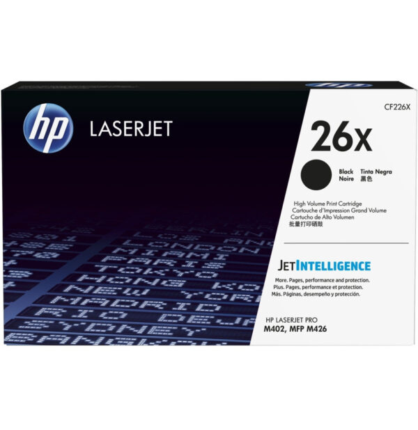 HP 26X Noir (CF226X) - Toner grande capacité HP LaserJet d'origine