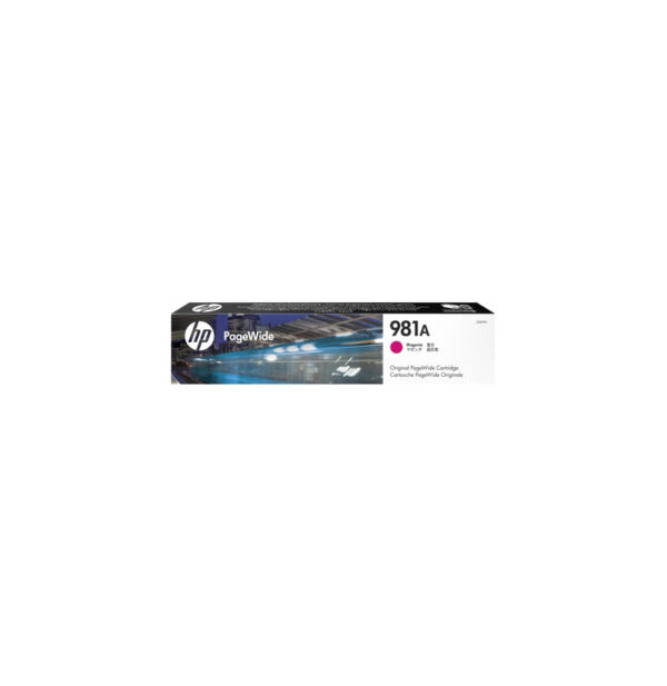 HP 981A Magenta - Cartouche PageWide HP d'origine (J3M69A)