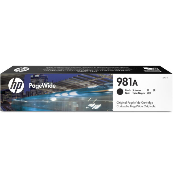 HP 981A Noir - Cartouche PageWide HP d'origine (J3M71A)