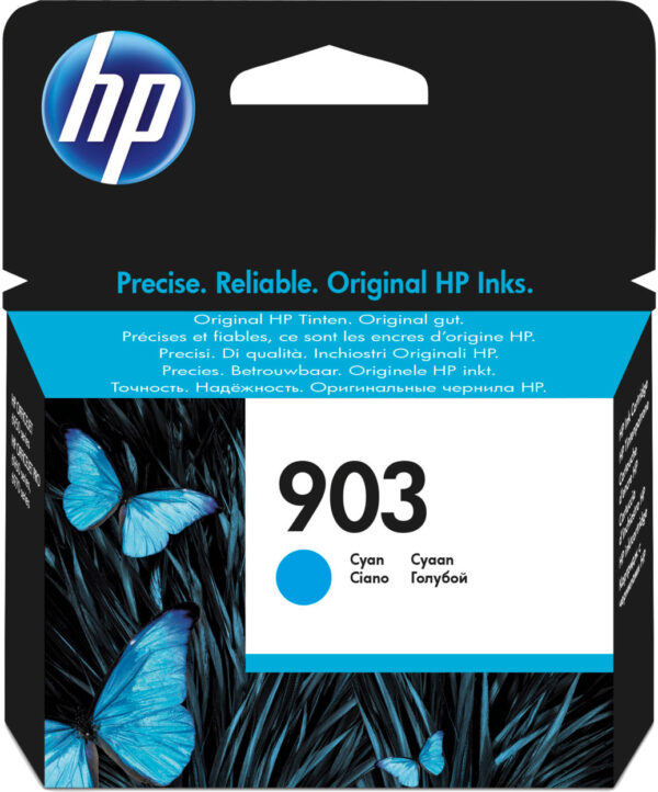 HP 903 Cyan - Cartouche d'encre HP d'origine (T6L87AE) – Image 2