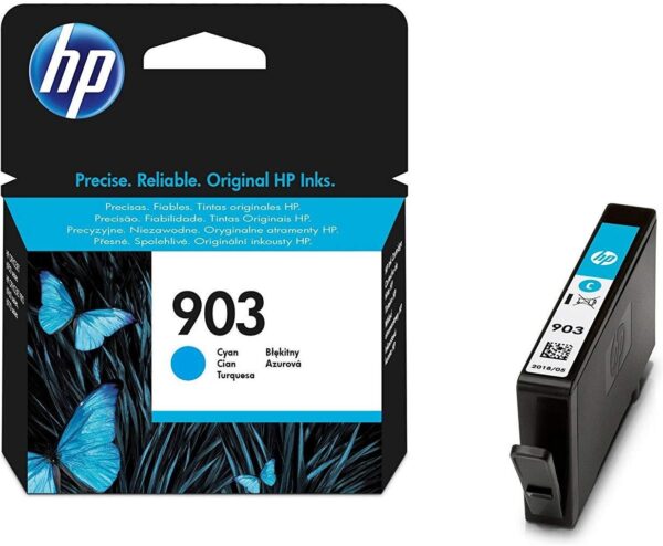 HP 903 Cyan - Cartouche d'encre HP d'origine (T6L87AE)