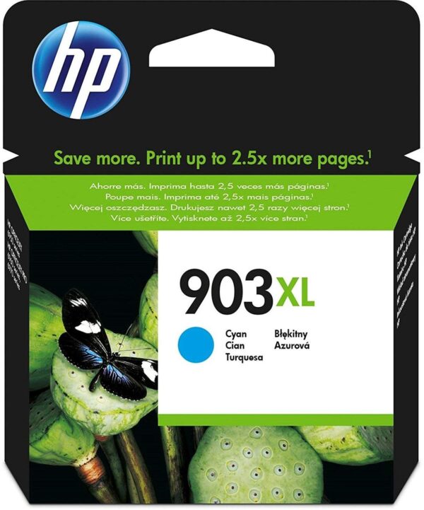 Prix HP 903XL Cyan - Cartouche d'encre grande capacité HP d'origine (T6M03AE) -  427.00 -  427.00