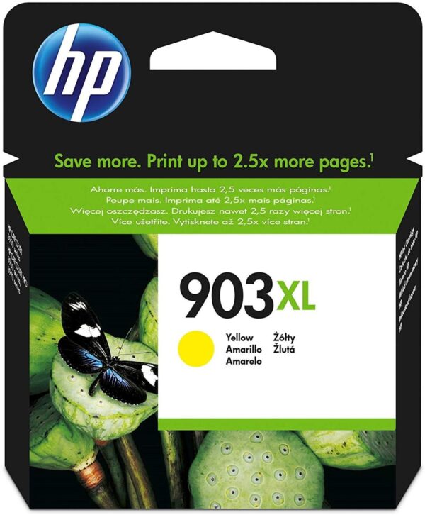 HP 903XL Jaune - Cartouche d'encre grande capacité HP d'origine (T6M11AE)