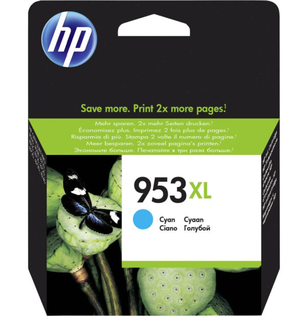 Prix HP 953XL Cyan - Cartouche d'encre grande capacité HP d'origine (F6U16AE) -  803.00 -  803.00