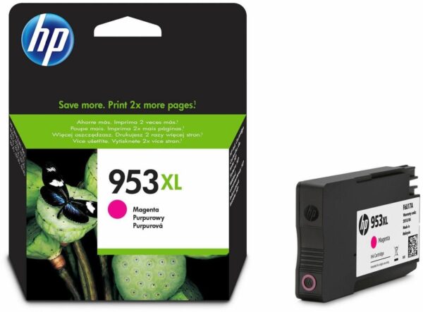 Prix HP 953XL Magenta - Cartouche d'encre grande capacité HP d'origine (F6U17AE) -  784.00 -  784.00 – Image 2